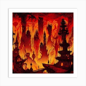 Eternal Flames Art Print