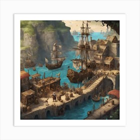 Pirates Of The Caribbean Art Print