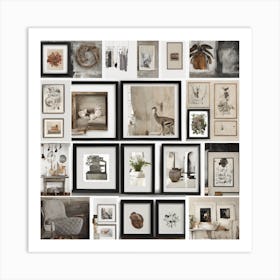  Home Decor Eclectic Gallery Set Art Print