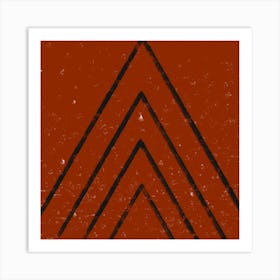 Brownie Arrows Art Print