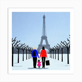 Paris Eiffel Tower 12 Art Print