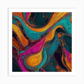 Abstract Painting 1153 Art Print