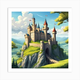 Fairytale Castle Art Print