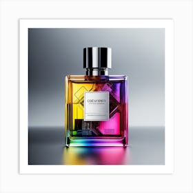 Rainbow Perfume Bottle Art Print