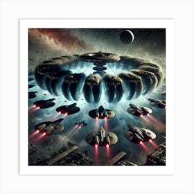 Shadow Pulse Array Cloaking Field Art Print