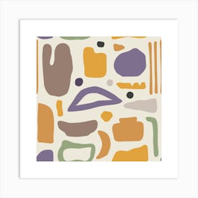 Abstract Shapes Art Print Art Print