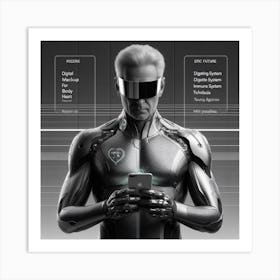 Android Man 2 Art Print