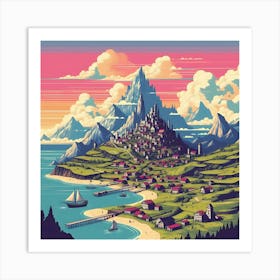 A Fantastical Land 5 Art Print