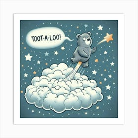 Too-A-Loo Art Print