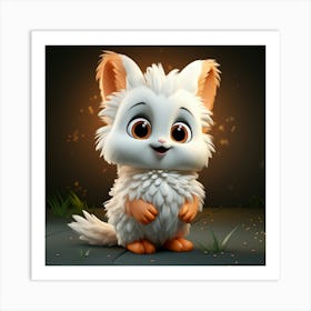 Cute Fox 97 Art Print