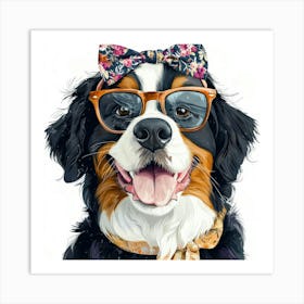 Bernese Mountain Dog 19 Art Print