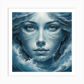 Face Of The Sea 1 Art Print 2 Art Print