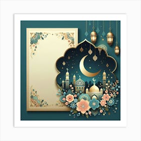 Muslim Holiday Card Art Print