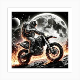 Space Rider Art Print