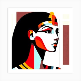 Cleopatra Portrait Artwork 214 Art Print