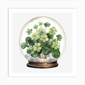 Glasshouse Clover (9) Art Print