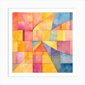 Abstract By Person Art Print