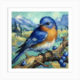 Bluebird 1 Art Print