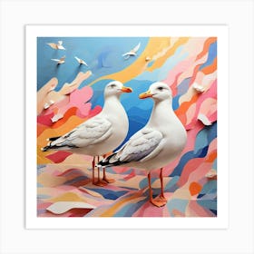 Seagulls 7 Art Print