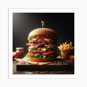 Burger 1 Art Print