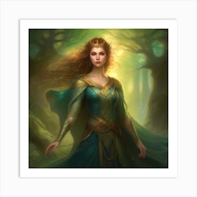 Elven Princess 1 Art Print