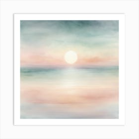 Calm Abstract Art Print 1 Art Print