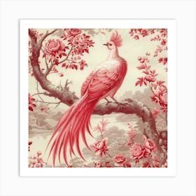 Red Pheasant Art Print