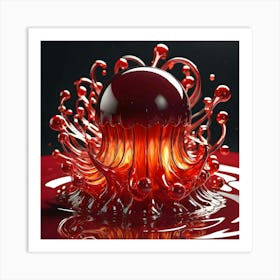 Red Jelly 31 Art Print
