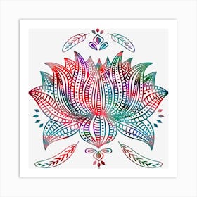 Lotus Flower Art Print