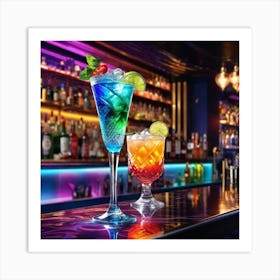 Cocktail Bar 2 Art Print