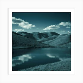 Lake In The Mountains 1 Art Print