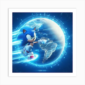 Sonic The Hedgehog 52 Art Print