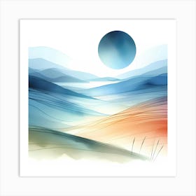 Landscape Painting 54 Art Print