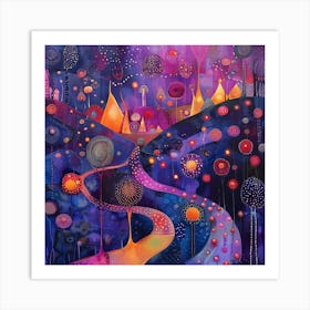 Night In The City Art Print