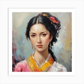 Chinese Woman2 Art Print