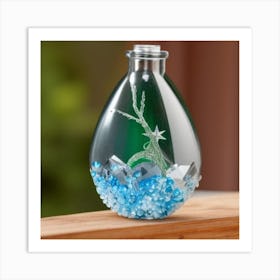 Glass Bottle Art Print