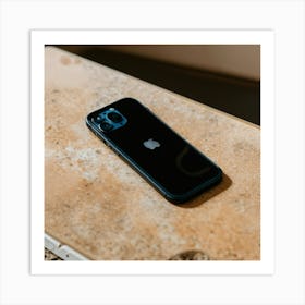 A Photo Of An Iphone 13 Mini 1 Art Print