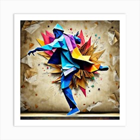 Origami Dancer 113 Art Print