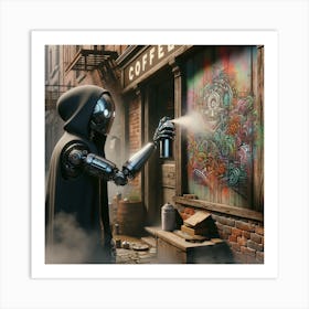 Tech Tag Robo Vandal Art Print