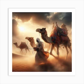 Before The Sandstorm Art Print