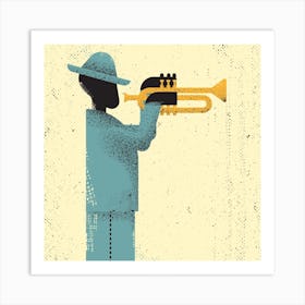 Jazz Musician Art Print