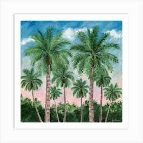 Palm Trees In Art Print Illustration Painting Y62zwynntrun5pdwfvjpaq Imkbedsr2my83m6bp9vzg Art Print