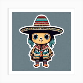 Mexican Girl 10 Art Print