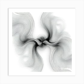 Abstract Swirls 2 Art Print