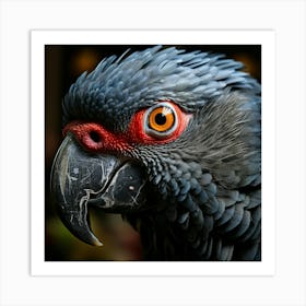 Portrait Of A Parrot 1 Art Print