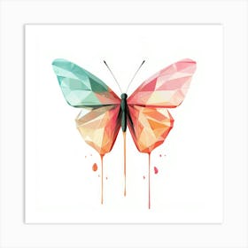 Abstract Butterfly 1 Art Print