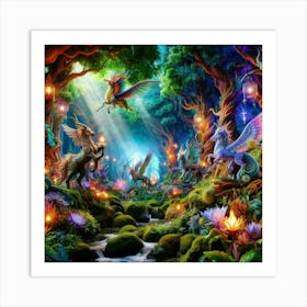 Fairy Forest Art Print