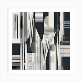 Abstract Cityscape 4 Art Print