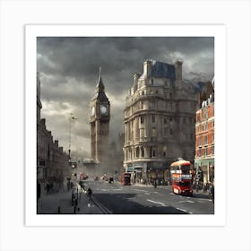 London Cityscape Art Print