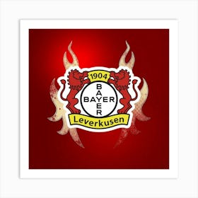 Bayer 04 Leverkusen Logo Wall Art 4 Art Print